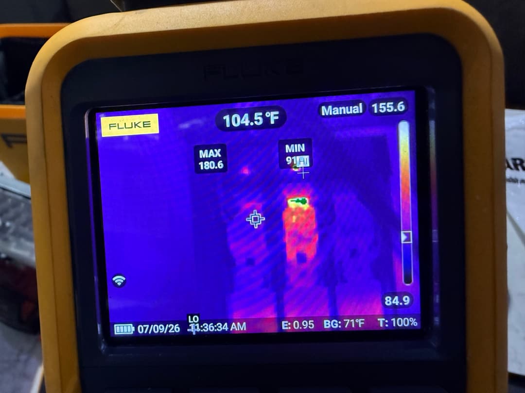 Infrared imaging thermal camera inspection photo 6