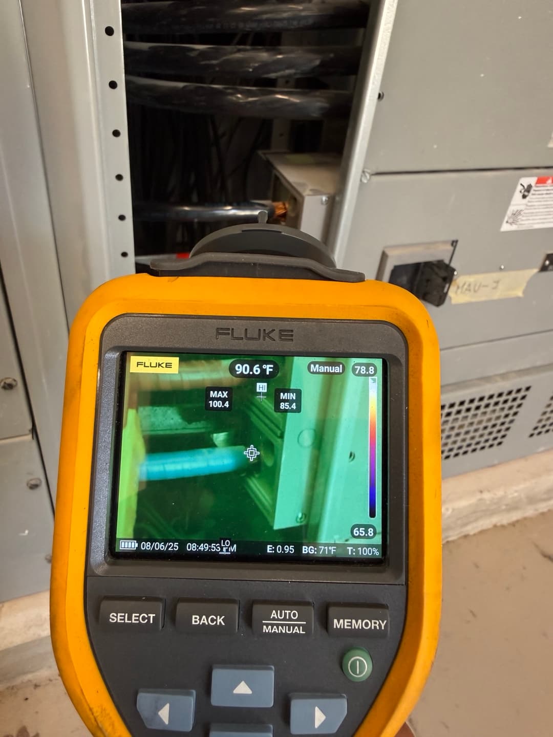 Infrared imaging thermal camera inspection photo 2